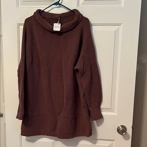 NWT Free people Ottoman Tunic in Nutmeg